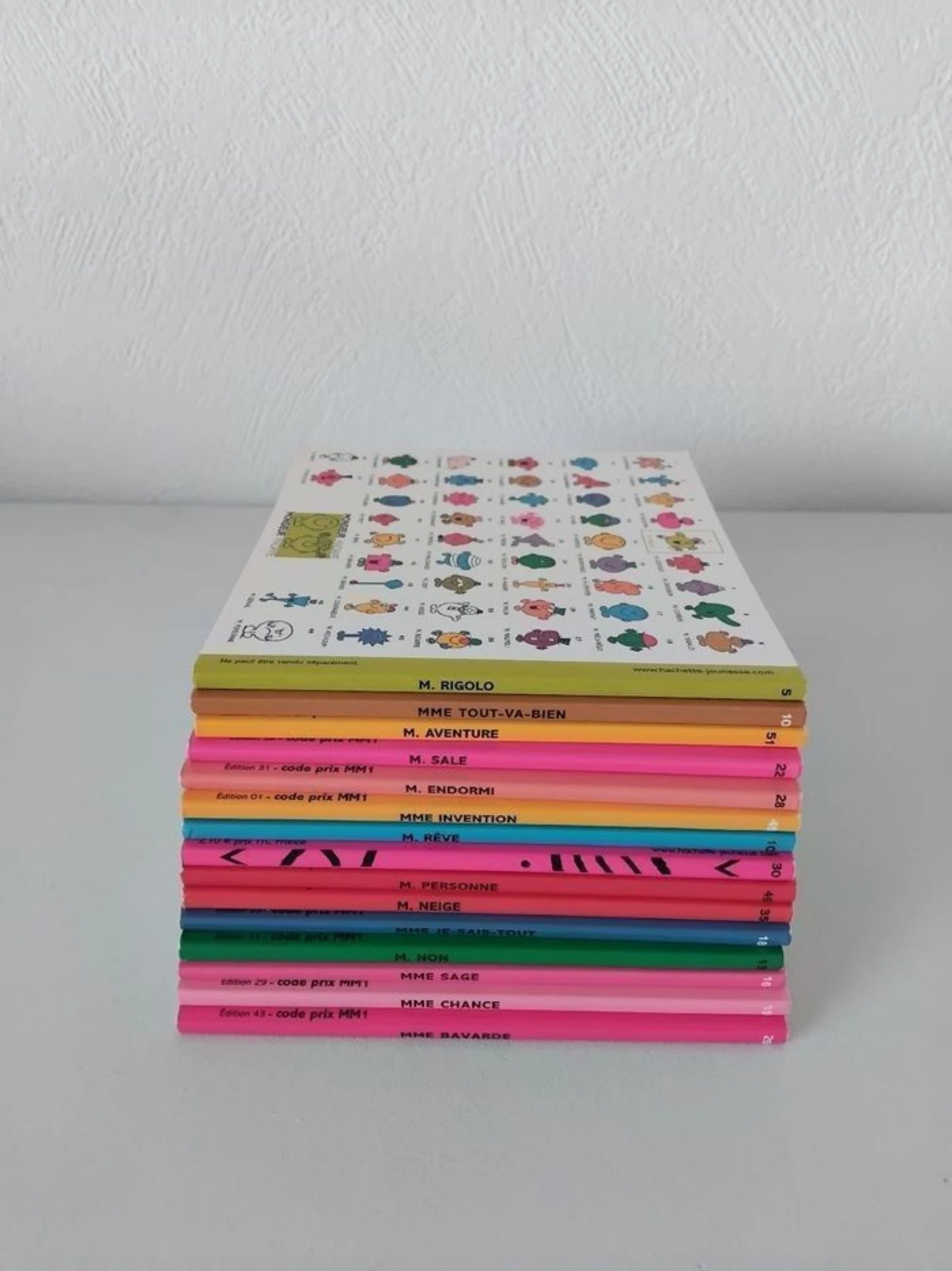 Lote de 15 livros Monsieur Madame M. Mme – photo 6